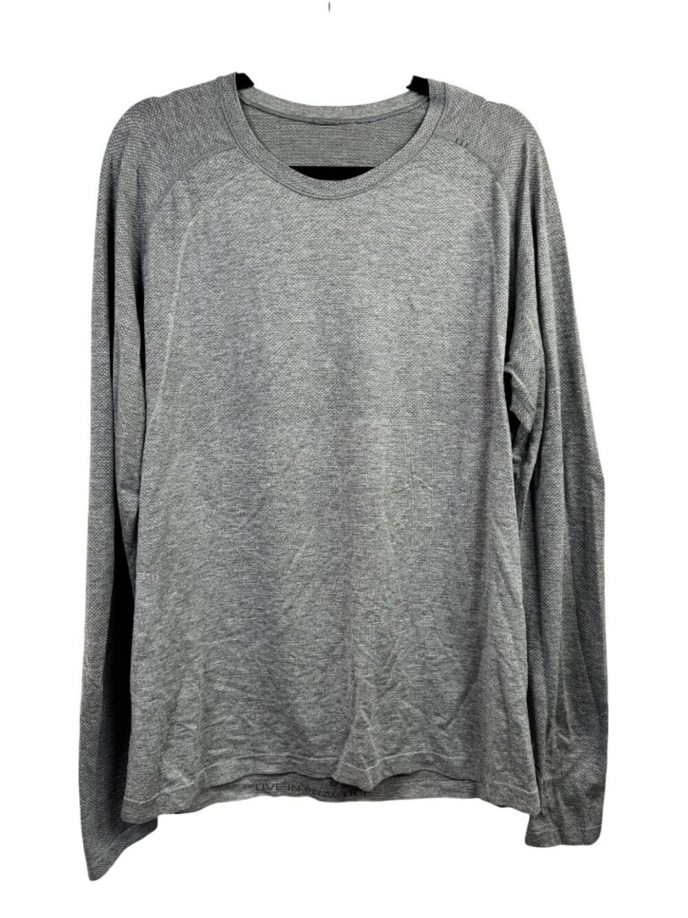 Lululemon Gray Long Sleeve Swiftly Tech Crew Neck Shirt Men Size Large Heathered